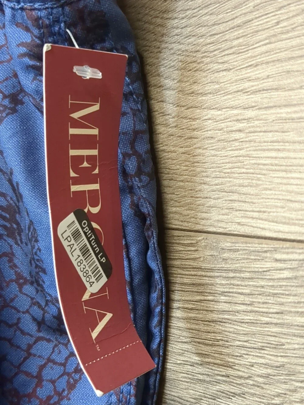 New Merona Blue Pineapple Swim Trunks Mens Size XL